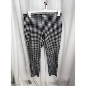 Express Plaid Women's Pull On Pants Size Large 0493